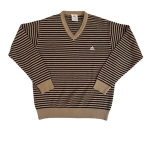 RARE Adidas Men’s Wool Blend Striped Sweater
